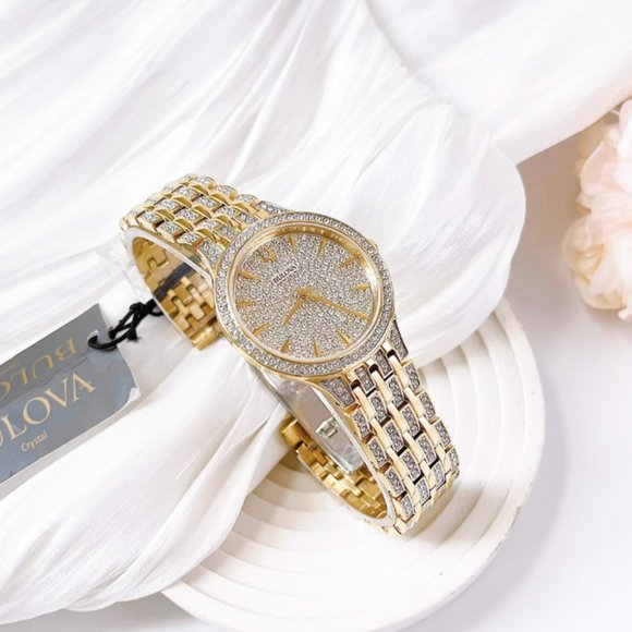 WOW!! Bulova Women's Two Tone Diamond Watch - Picture 3 of 8